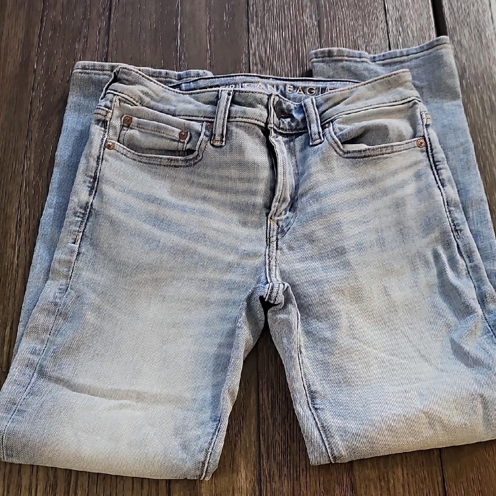 American Eagle Outfitters Men's Light Blue Jeans